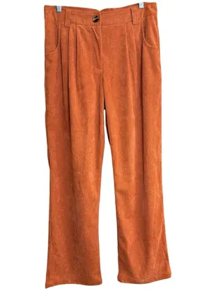 Halara Bombay Brown Mid Rise Corduroy Pants New with Tags thumbnail 1
