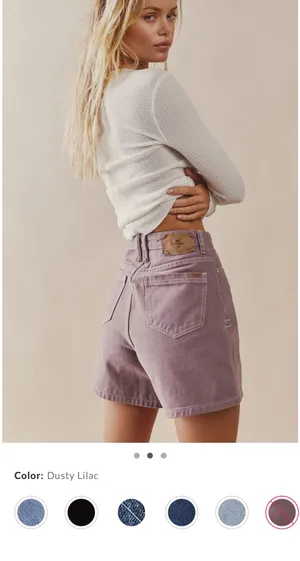 Free People Shorts Denim thumbnail 5