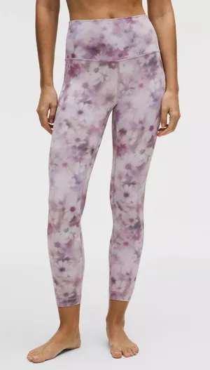 Lululemon Athletica Align High-Rise Legging Pants Meadow Haze Pink Multi 6 thumbnail 1