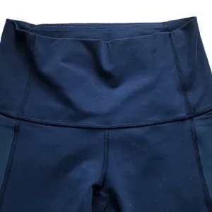 Lululemon Make A Move Navy Tights Side & Back Zip Pocket Size 6 thumbnail 5