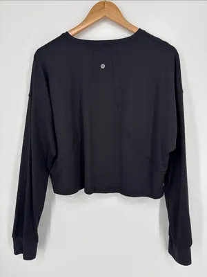 Lululemon Muscle Love Long Sleeve Women's Size Medium in Black thumbnail 5