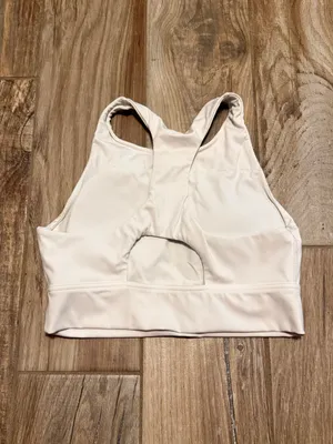 OFFLINE By Aerie White Goals High Neck Sports Bra thumbnail 3