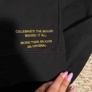 Disney x H&M Black Gold Motif Pullover Hoodie- Size Medium thumbnail 9