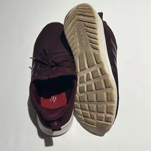 Adidas CLOUDFOAM Burgundy Tennis Shoe Size 6.‎ B60 thumbnail 10
