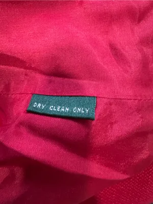 LAUREN Ralph Lauren Red Linen Military Jacket Mandarin Collar Brass Buttons Sz 6 thumbnail 11
