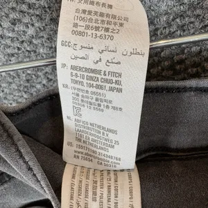 Abercombie And Fitch Jeans Womens 28/6L Gray Faded Denim High‎ Rise Jean legging thumbnail 6