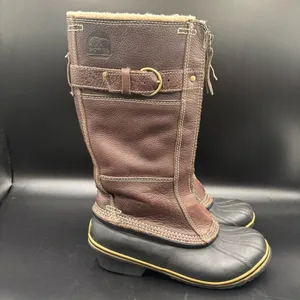Sorel Women's Winter Fancy Tall II Boots Fleece Lined Rubber Soul‎ Size 6.5 thumbnail 3