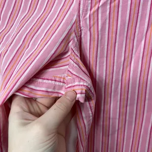 Disney Store women's‎ pink striped drawstring waist piglet patch pajama pants L thumbnail 3