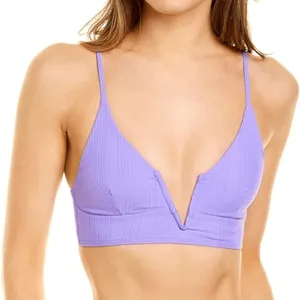 NWT L Space Siren bikini top purple medium thumbnail 1