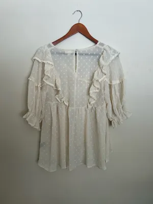 Pol bohemian indie cottage core top (m)  thumbnail 6