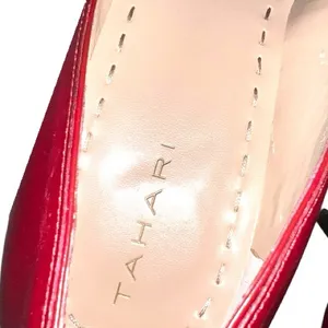 Tahari brick red 4” heels! New! thumbnail 9