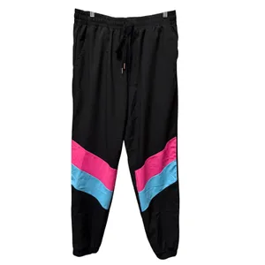 NWOT Unisex 90s Tracksuit Costume 80s Windbreaker Jacket Pants Set Blue Pink M‎ thumbnail 4