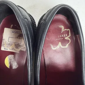 Ted Baker 39 US 8 Drayan Loafer Magnolia Accent Black Leather Gold Bit Shoes thumbnail 7