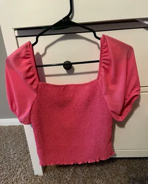 Pink Puff Sleeve Too thumbnail 1