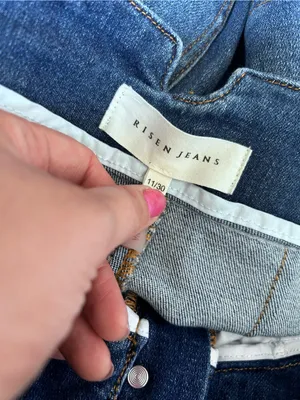 Risen Jeans High Rise Waist Flare Leg Jeans Size 11/30 thumbnail 6
