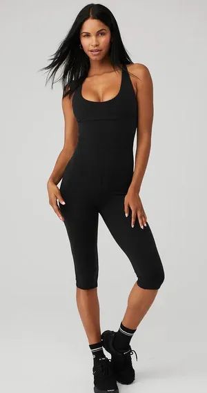 Alo Black Onesie S thumbnail 1