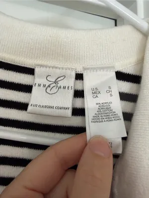 Vintage Emma James Sleeveless Striped Polo Tank thumbnail 2