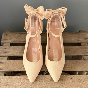 NEW ZBY Women’s Nude Suede Pointed Toe High‎ Heels Size 9.5 A29 thumbnail 5