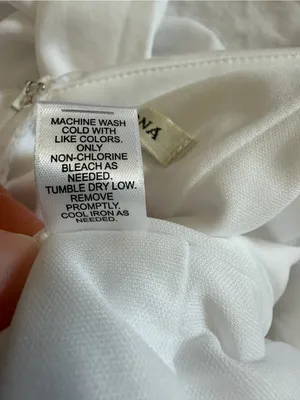 Versona White Ruffle Sleeve Tie Back Fit & Flare Dress Size 6 thumbnail 8