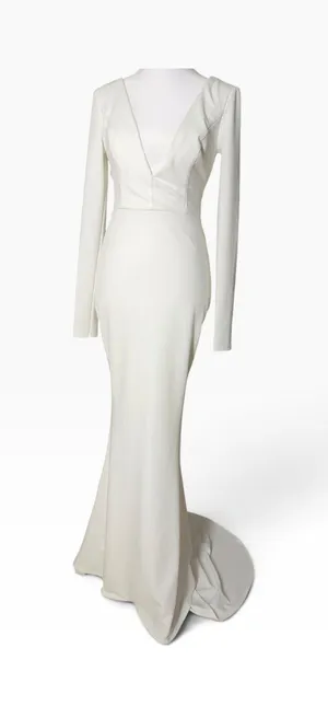 Lulus White Wedding Dress Bridal Gown Womens S thumbnail 1