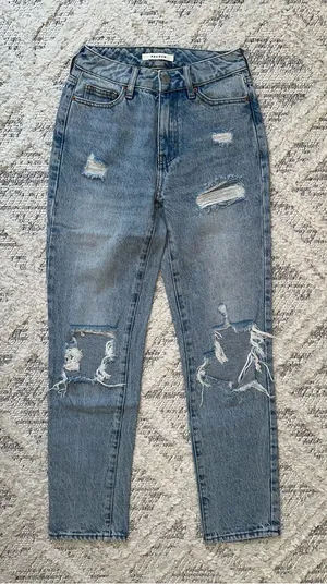 PacSun Distressed Mom Jeans thumbnail 1