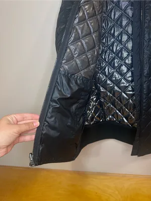 Columbia Omni-Heat Interchange Quilted Bomber Jacket Women’s M Black thumbnail 8