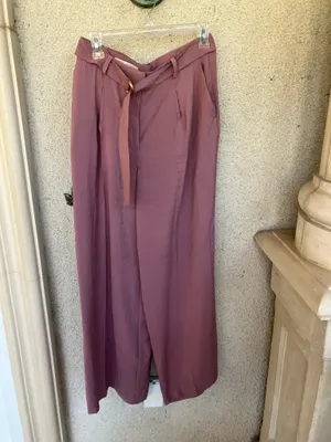 Zara NWOT Wide-leg trousers with a waistband thumbnail 5