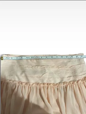 Fashion Collective Light Peach Maxi Skirt - Flowing Women's Skirt NWT thumbnail 7