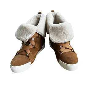 CECELIA NEW YORK Julie Wedge Sneaker Boots in honey 7.5 thumbnail 2