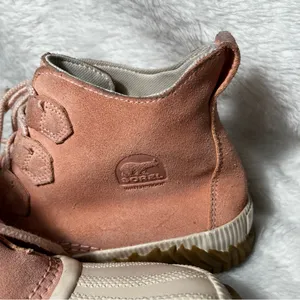 SOREL Out N About Duck Rain Boots Pink & White Size 10 Women's thumbnail 7