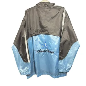 Walt Disney World Disneyland Resort Park XL/XXL Windbreaker Jacket Gray 1/4 Zip thumbnail 5
