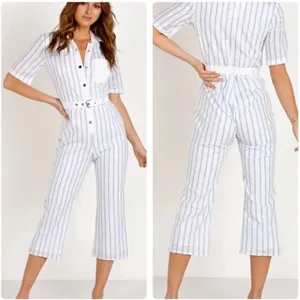 For Love & Lemons Hermosa Striped Jumpsuit M thumbnail 3