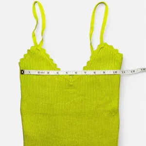 Urban Outfitters Lime Green Knit Sweater Bodycon Midi Dress w/ Spaghetti Straps thumbnail 5