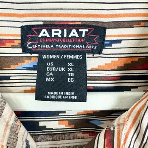 Ariat Women's Kirby Button Up Size XL NWT Sunset Saltillo Centinela Collection thumbnail 6