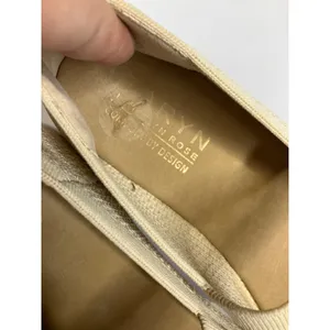 Taryn Rose Mary Jane Sneakers Womens 41 Beige Good Knit Metallic Comfort‎ Shoes thumbnail 3