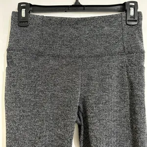 Athleta Womens Heavy Dark Gray Pants Front Pockets Ankle‎ Slits Size Extra Small thumbnail 2