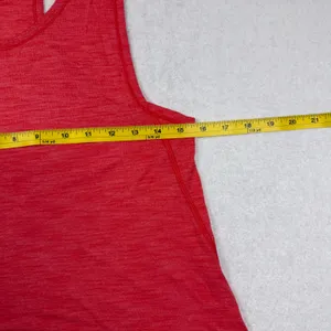 Lululemon Essential Tank Women’s Size 4 Red Orange Heathered Racerback Yoga thumbnail 4