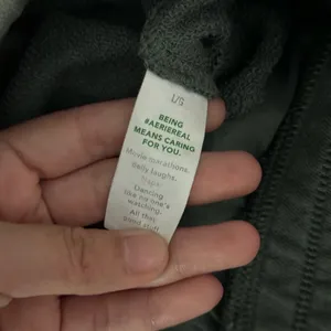 Aerie Women Green Twill Sweat Shorts Elastic Waist‎ size L thumbnail 8