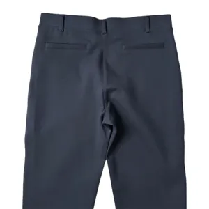 NEW Quince Ultra-Stretch Ponte Straight Leg Pants Rayon Nylon Navy Size Small thumbnail 5