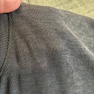 Madewell Charcoal Ribbed Knit Top thumbnail 5