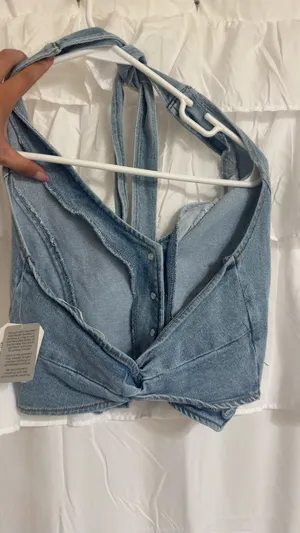 Denim top thumbnail 2