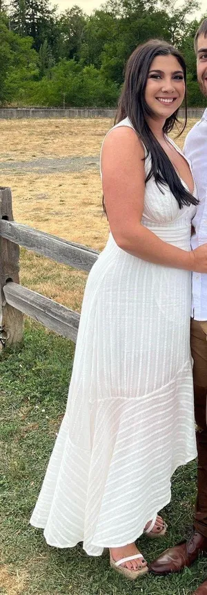 White Midi Dress thumbnail 4