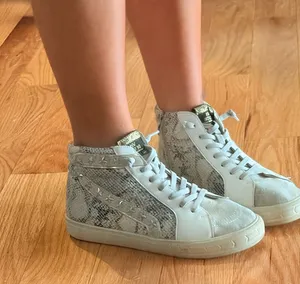 Vintage Havana High-Top Sneakers Snake Skin Size 7 thumbnail 1