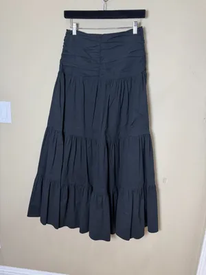 Rails Agatha Skirt Tiered Ruched Waistband Black Size XS thumbnail 8