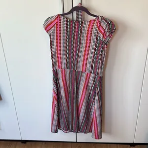 Laundry by‎ design multicolor polka dot dress with tie size small thumbnail 3
