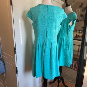 R&K Size 14 Petite Turquoise Dress thumbnail 3