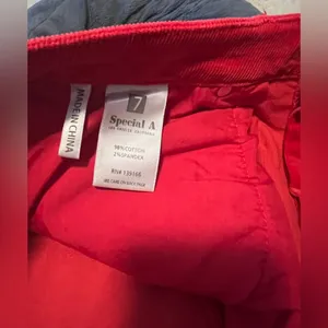 Special A red corduroy pants thumbnail 5