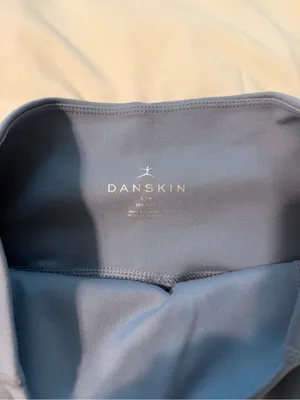 Danskin High-Waist Leggings in Dusty Blue thumbnail 2