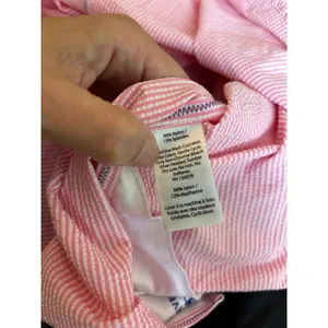Vineyard Vines Performance‎ Dress 0 Pink Seersucker Sleeveless Vented Shift thumbnail 6
