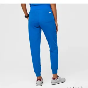 Blue Scrub Set with Jogger Pants blue fig scrubs size small/XS Zamora/caterina thumbnail 2